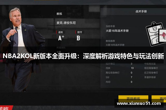 NBA2KOL新版本全面升级：深度解析游戏特色与玩法创新